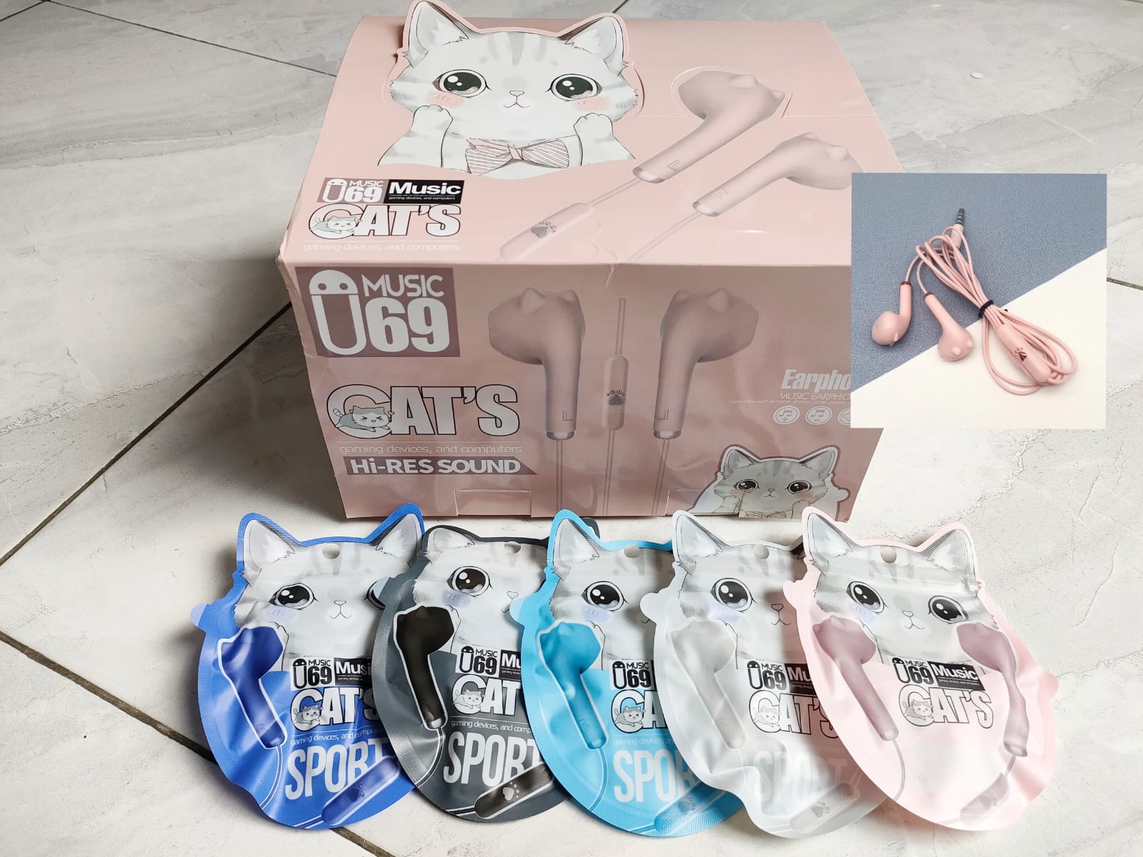 HEADSET MACARON U69